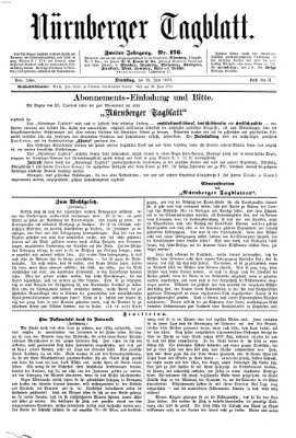 Nürnberger Tagblatt Dienstag 28. Juni 1870