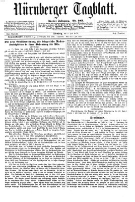 Nürnberger Tagblatt Dienstag 5. Juli 1870