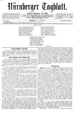 Nürnberger Tagblatt Mittwoch 3. August 1870