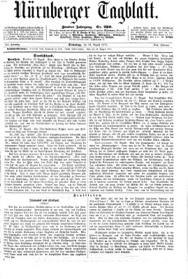 Nürnberger Tagblatt Sonntag 21. August 1870