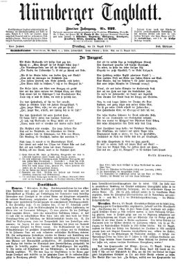 Nürnberger Tagblatt Dienstag 23. August 1870