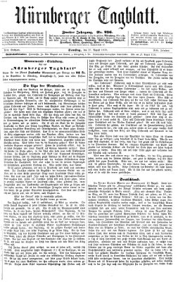 Nürnberger Tagblatt Samstag 27. August 1870