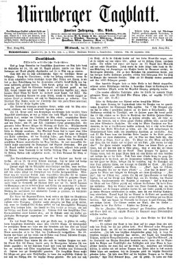 Nürnberger Tagblatt Mittwoch 14. September 1870