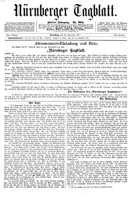 Nürnberger Tagblatt Samstag 24. September 1870