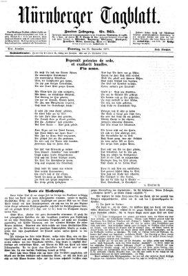 Nürnberger Tagblatt Sonntag 25. September 1870