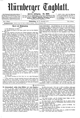 Nürnberger Tagblatt Donnerstag 29. September 1870