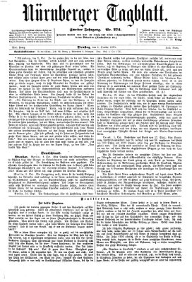 Nürnberger Tagblatt Dienstag 4. Oktober 1870