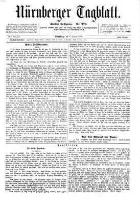 Nürnberger Tagblatt Samstag 8. Oktober 1870