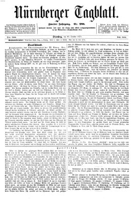 Nürnberger Tagblatt Dienstag 18. Oktober 1870