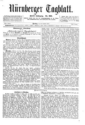 Nürnberger Tagblatt Freitag 28. Oktober 1870