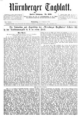 Nürnberger Tagblatt Donnerstag 3. November 1870