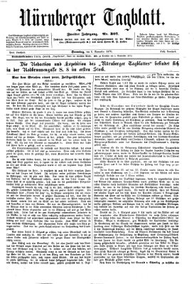 Nürnberger Tagblatt Sonntag 6. November 1870