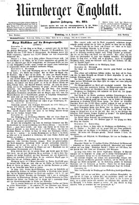 Nürnberger Tagblatt Sonntag 4. Dezember 1870