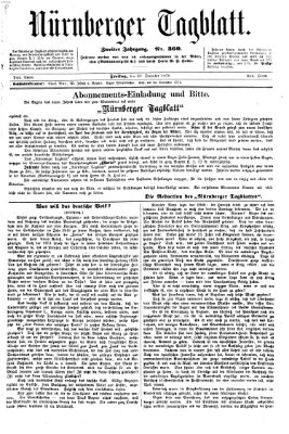 Nürnberger Tagblatt Freitag 30. Dezember 1870