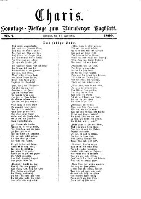 Charis (Nürnberger Tagblatt) Sonntag 14. November 1869