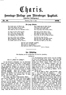 Charis (Nürnberger Tagblatt) Sonntag 3. Juli 1870