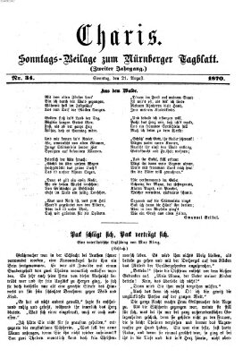 Charis (Nürnberger Tagblatt) Sonntag 21. August 1870