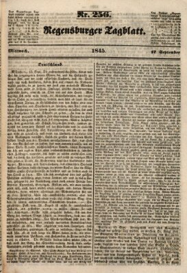 Regensburger Tagblatt Mittwoch 17. September 1845