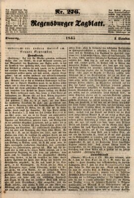 Regensburger Tagblatt Dienstag 7. Oktober 1845