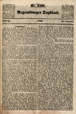 Regensburger Tagblatt Sonntag 30. November 1845