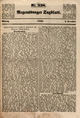 Regensburger Tagblatt Montag 8. Dezember 1845