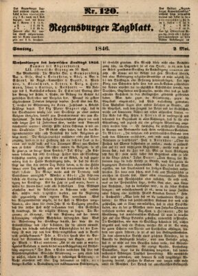 Regensburger Tagblatt Samstag 2. Mai 1846