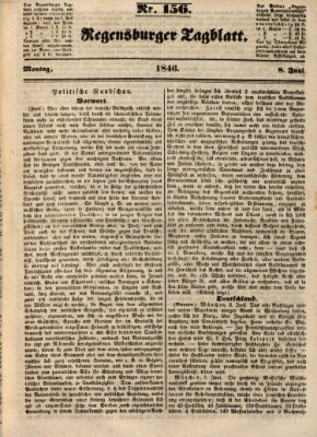 Regensburger Tagblatt Montag 8. Juni 1846