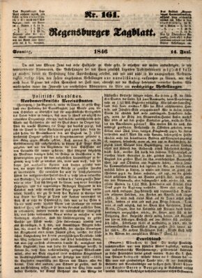 Regensburger Tagblatt Sonntag 14. Juni 1846