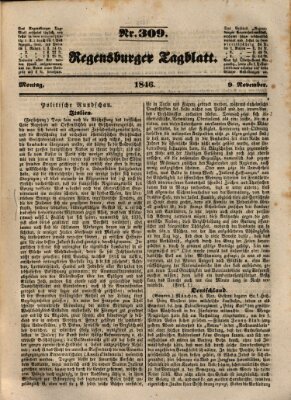 Regensburger Tagblatt Montag 9. November 1846