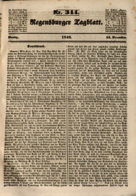 Regensburger Tagblatt Montag 14. Dezember 1846