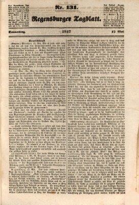 Regensburger Tagblatt Donnerstag 13. Mai 1847