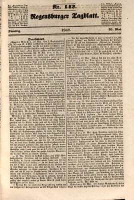 Regensburger Tagblatt Dienstag 25. Mai 1847