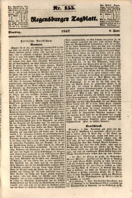 Regensburger Tagblatt Dienstag 8. Juni 1847