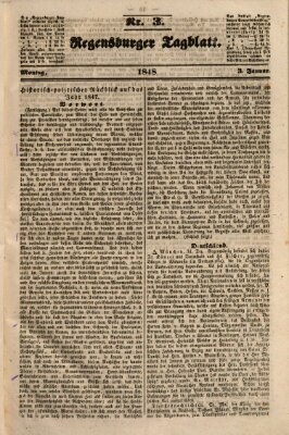 Regensburger Tagblatt Montag 3. Januar 1848