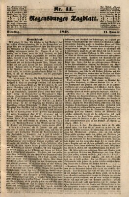 Regensburger Tagblatt Dienstag 11. Januar 1848