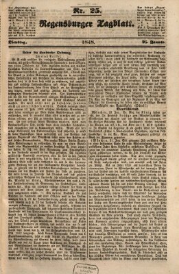 Regensburger Tagblatt Dienstag 25. Januar 1848