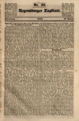 Regensburger Tagblatt Donnerstag 27. Januar 1848