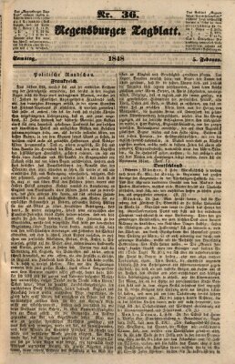 Regensburger Tagblatt Samstag 5. Februar 1848