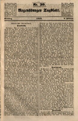 Regensburger Tagblatt Dienstag 8. Februar 1848