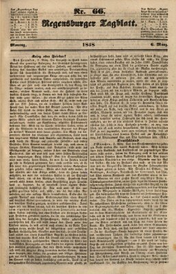 Regensburger Tagblatt Montag 6. März 1848