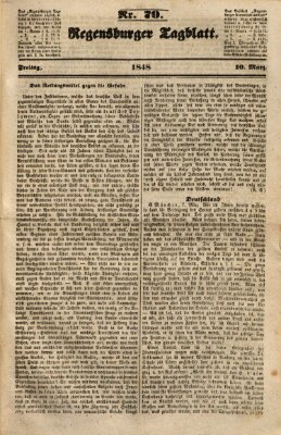 Regensburger Tagblatt Freitag 10. März 1848