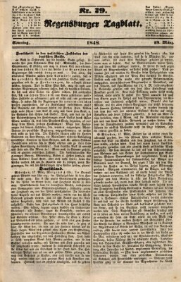 Regensburger Tagblatt Sunday 19. March 1848