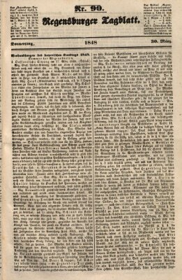 Regensburger Tagblatt Donnerstag 30. März 1848