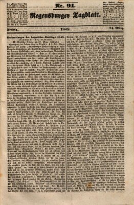 Regensburger Tagblatt Freitag 31. März 1848