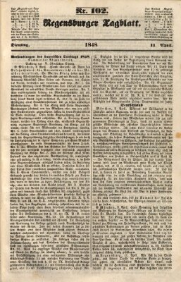 Regensburger Tagblatt Dienstag 11. April 1848