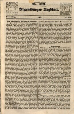 Regensburger Tagblatt Donnerstag 4. Mai 1848