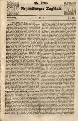 Regensburger Tagblatt Donnerstag 11. Mai 1848