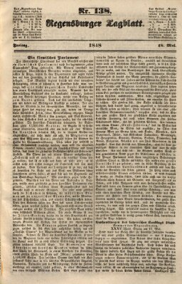 Regensburger Tagblatt Donnerstag 18. Mai 1848