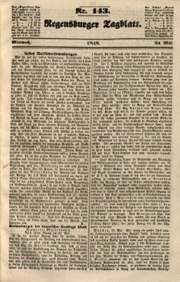 Regensburger Tagblatt Mittwoch 24. Mai 1848