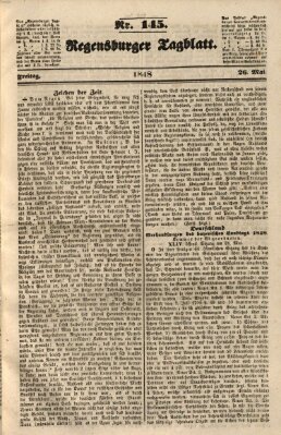 Regensburger Tagblatt Freitag 26. Mai 1848